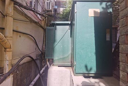 景德鎮華陽小區箱式變壓器噪聲治理施工前